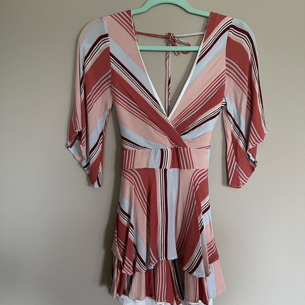 Patterned romper